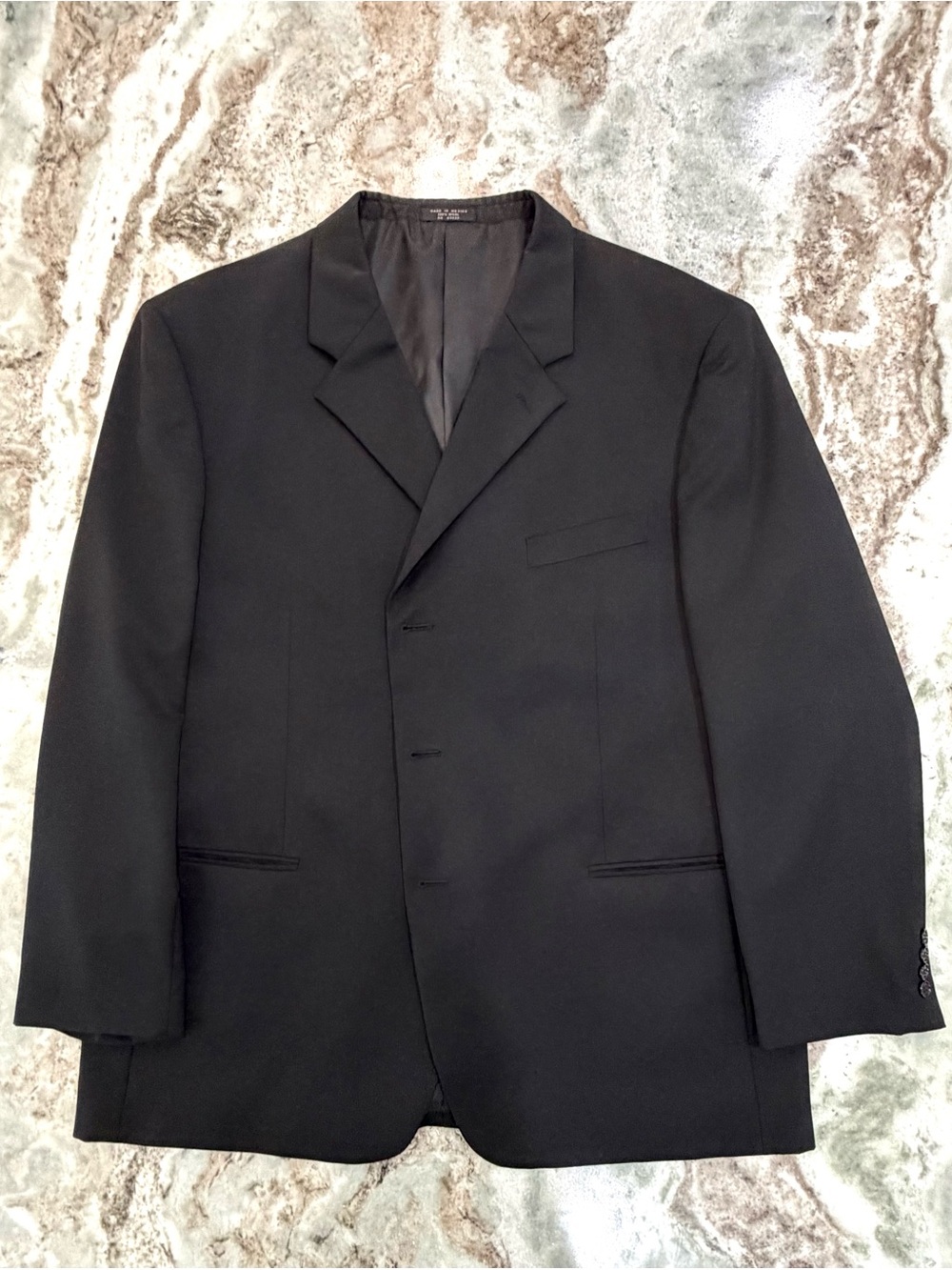 Classic Black Men's Blazer Jones of New York ,48 Reg.